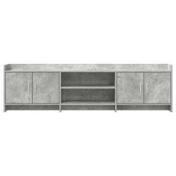 TV-Schränk 168 x 33 x 47 cm Betongrau Holzwerkstoff