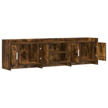 TV-Schränk 168 x 33 x 47 cm Geräucherte Eiche Holzwerkstoff