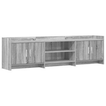 TV-Schränk 168 x 33 x 47 cm Grau Sonoma Holzwerkstoff