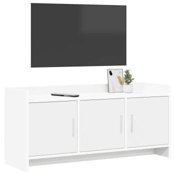 TV-Schränk 102 x 33 x 47 cm Weiß Holzwerkstoff