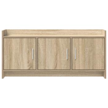 TV-Schränk 102 x 33 x 47 cm Sonoma-Eiche Holzwerkstoff
