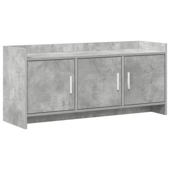 TV-Schränk 102 x 33 x 47 cm Betongrau Holzwerkstoff