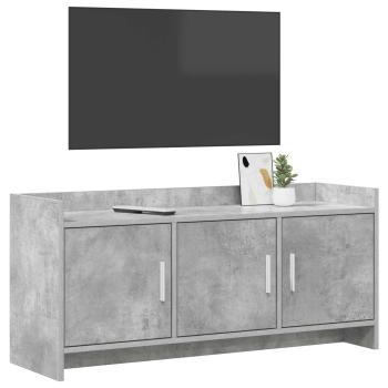 TV-Schränk 102 x 33 x 47 cm Betongrau Holzwerkstoff