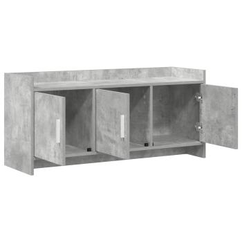 TV-Schränk 102 x 33 x 47 cm Betongrau Holzwerkstoff