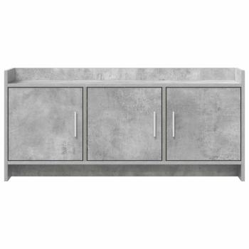 TV-Schränk 102 x 33 x 47 cm Betongrau Holzwerkstoff