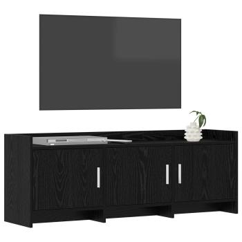 TV-Schränk 130 x 33 x 47 cm Schwarze Eiche Holzwerkstoff