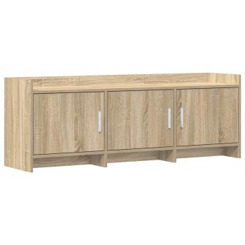 TV-Schränk 130 x 33 x 47 cm Sonoma-Eiche Holzwerkstoff