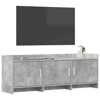 TV-Schränk 130 x 33 x 47 cm Betongrau Holzwerkstoff