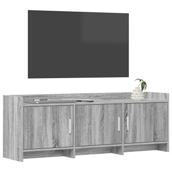 TV-Schränk 130 x 33 x 47 cm Grau Sonoma Holzwerkstoff