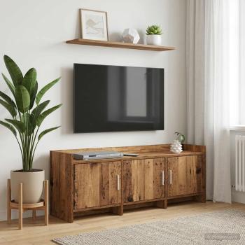 ARDEBO.de - TV-Schränk 130 x 33 x 47 cm Altholz Holzwerkstoff