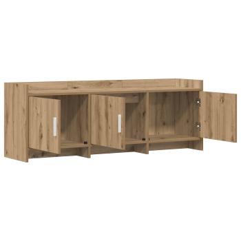 TV-Schränk 130 x 33 x 47 cm Artisan-Eiche Holzwerkstoff