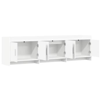 TV-Schränk 168 x 33 x 47 cm Weiß Holzwerkstoff