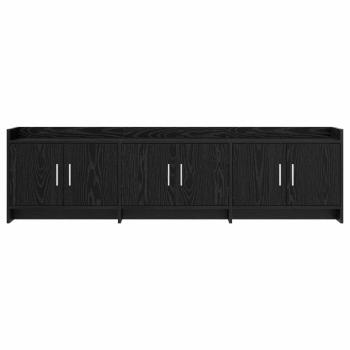 TV-Schränk 168 x 33 x 47 cm Schwarze Eiche Holzwerkstoff