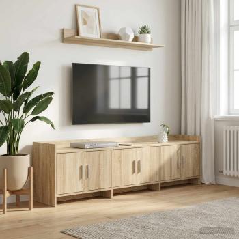ARDEBO.de - TV-Schränk 168 x 33 x 47 cm Sonoma-Eiche Holzwerkstoff
