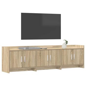 TV-Schränk 168 x 33 x 47 cm Sonoma-Eiche Holzwerkstoff
