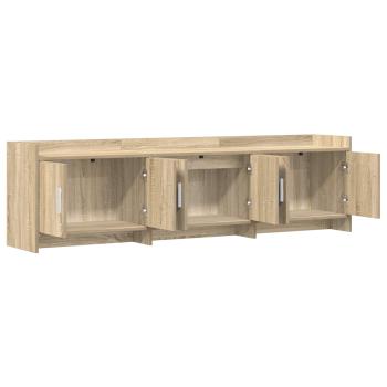 TV-Schränk 168 x 33 x 47 cm Sonoma-Eiche Holzwerkstoff