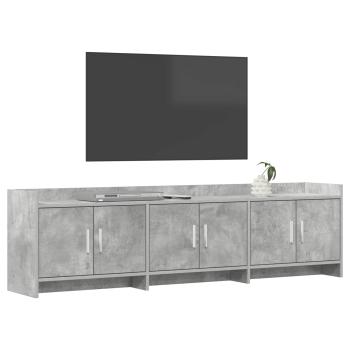 TV-Schränk 168 x 33 x 47 cm Betongrau Holzwerkstoff