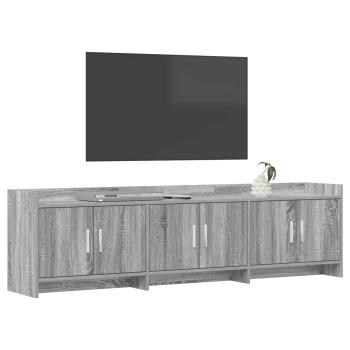 TV-Schränk 168 x 33 x 47 cm Grau Sonoma Holzwerkstoff