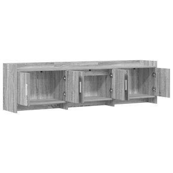 TV-Schränk 168 x 33 x 47 cm Grau Sonoma Holzwerkstoff