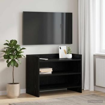 ARDEBO.de - TV-Schränk 60 x 33 x 47 cm Schwarze Eiche Holzwerkstoff