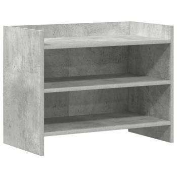 TV-Schränk 60 x 33 x 47 cm Betongrau Holzwerkstoff