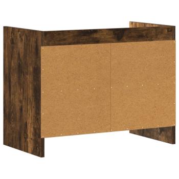 TV-Schränk 60 x 33 x 47 cm Geräucherte Eiche Holzwerkstoff