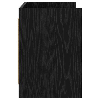 TV-Schränk 100 x 33 x 47 cm Schwarze Eiche Holzwerkstoff