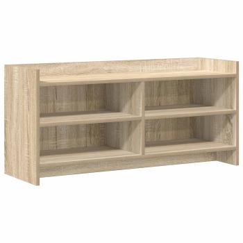 TV-Schränk 100 x 33 x 47 cm Sonoma-Eiche Holzwerkstoff