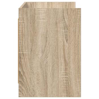 TV-Schränk 100 x 33 x 47 cm Sonoma-Eiche Holzwerkstoff