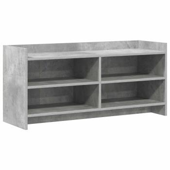 TV-Schränk 100 x 33 x 47 cm Betongrau Holzwerkstoff