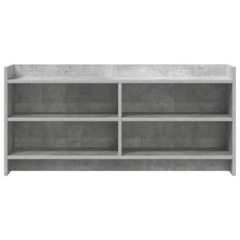 TV-Schränk 100 x 33 x 47 cm Betongrau Holzwerkstoff