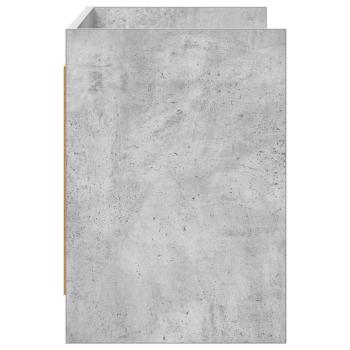 TV-Schränk 100 x 33 x 47 cm Betongrau Holzwerkstoff