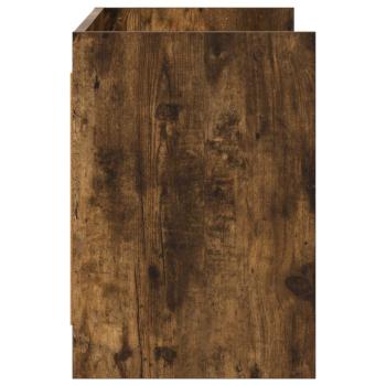 TV-Schränk 100 x 33 x 47 cm Geräucherte Eiche Holzwerkstoff