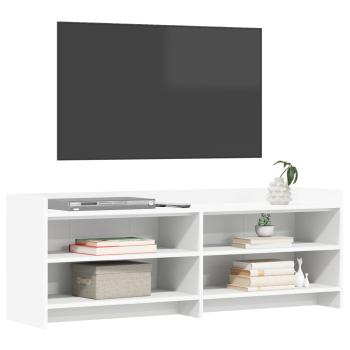 TV-Schränk 135 x 33 x 47 cm Weiß Holzwerkstoff