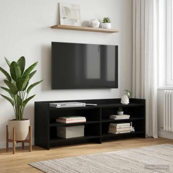 ARDEBO.de - TV-Schränk 135 x 33 x 47 cm Schwarze Eiche Holzwerkstoff