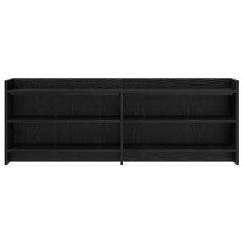 TV-Schränk 135 x 33 x 47 cm Schwarze Eiche Holzwerkstoff