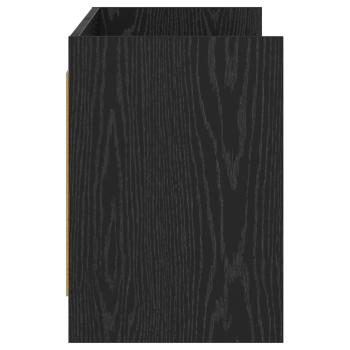 TV-Schränk 135 x 33 x 47 cm Schwarze Eiche Holzwerkstoff
