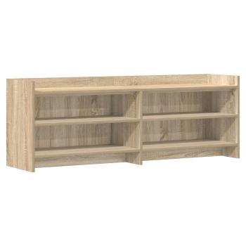 TV-Schränk 135 x 33 x 47 cm Sonoma-Eiche Holzwerkstoff