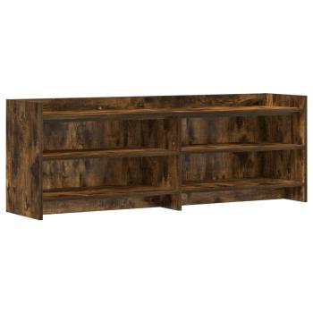 TV-Schränk 135 x 33 x 47 cm Geräucherte Eiche Holzwerkstoff