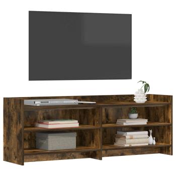 TV-Schränk 135 x 33 x 47 cm Geräucherte Eiche Holzwerkstoff