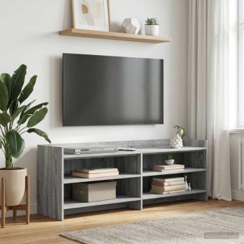 ARDEBO.de - TV-Schränk 135 x 33 x 47 cm Grau Sonoma Holzwerkstoff