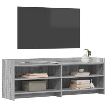 TV-Schränk 135 x 33 x 47 cm Grau Sonoma Holzwerkstoff