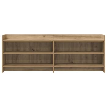 TV-Schränk 135 x 33 x 47 cm Artisan-Eiche Holzwerkstoff