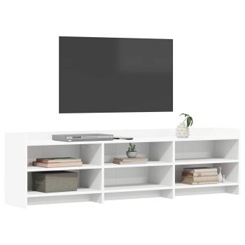 TV-Schränk 168 x 33 x 47 cm Weiß Holzwerkstoff
