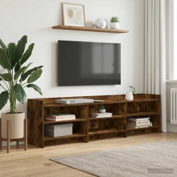 ARDEBO.de - TV-Schränk 168 x 33 x 47 cm Geräucherte Eiche Holzwerkstoff