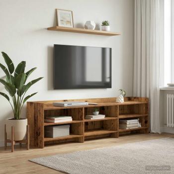 ARDEBO.de - TV-Schränk 168 x 33 x 47 cm Altholz Holzwerkstoff