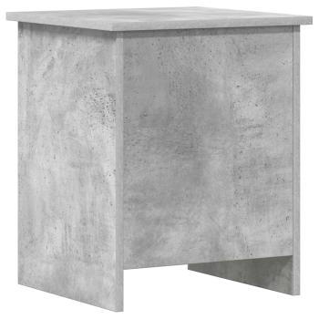 Aufbewahrungstruhe Betongrau 40 x 40 x 50 cm Holzwerkstoff