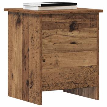 Aufbewahrungstruhe Altholz 40 x 40 x 50 cm Holzwerkstoff
