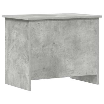 Aufbewahrungstruhe Betongrau 60 x 40 x 50 cm Holzwerkstoff