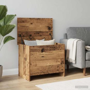 Aufbewahrungstruhe Altholz 60 x 40 x 50 cm Holzwerkstoff